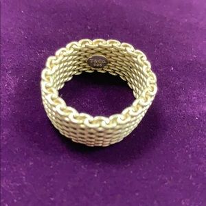 Tiffany & Co. Jewelry - Tiffany’s and co silver mesh ring. Beautiful! Tiffany & Co. Jewelry - Tiffany’s and co silver mesh ring. Beautiful!